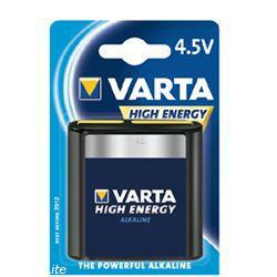 VARTA Flachbatterie 4912 High Energy Flachbatterie im Blister