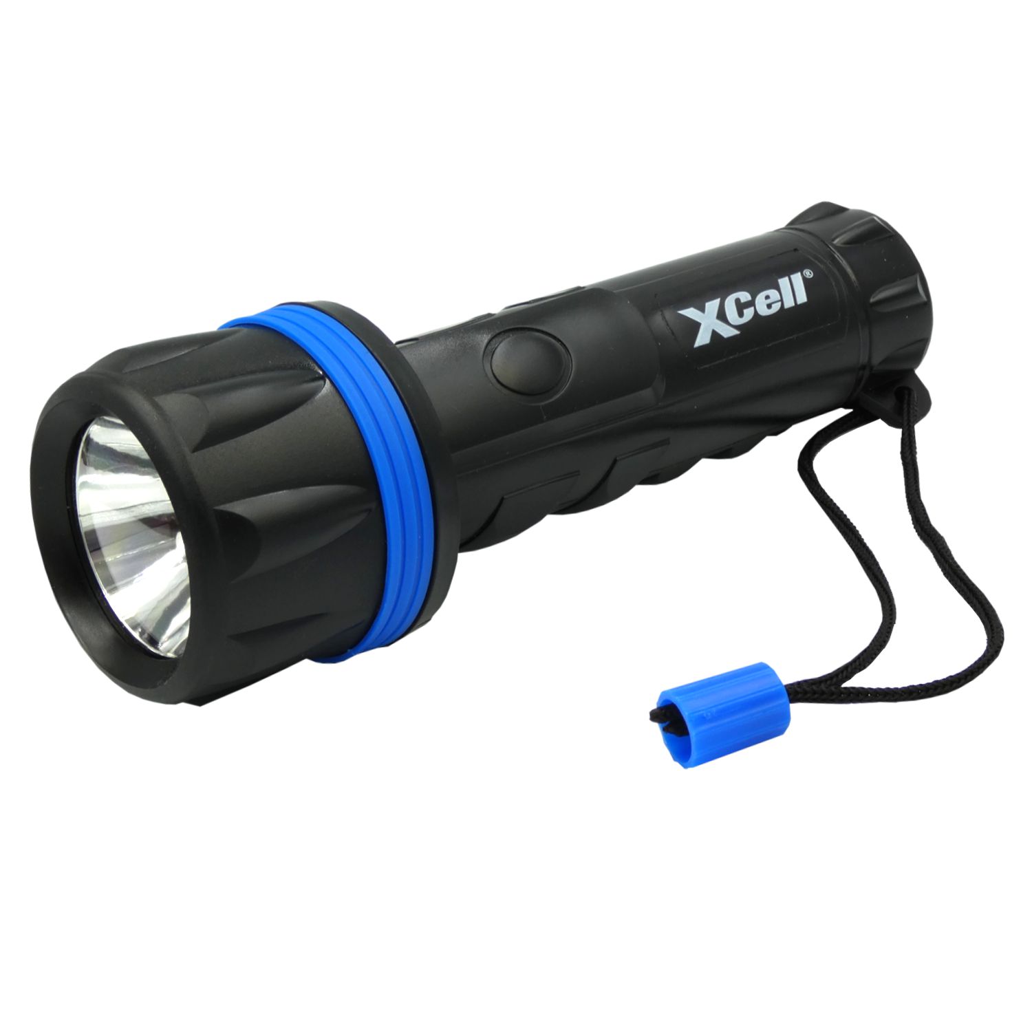 XCell LED- Stabtaschenlampe Rubber 2D