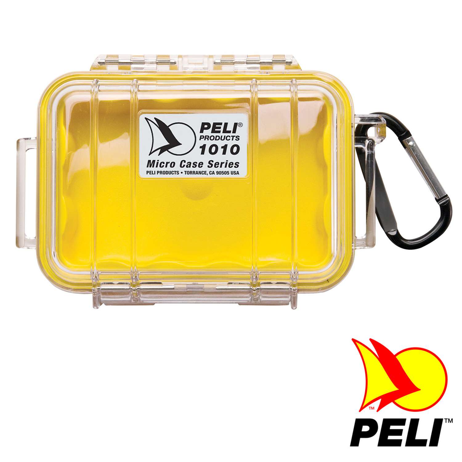Peli™ 1010 Schutzkoffer, Micro Case gelb/transparent