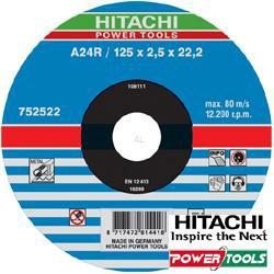 HiKoki Trennscheibe A24R 125 x 2,5 x 22,2 mm für Metall (25Stk.)