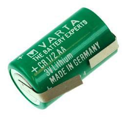 VARTA Lithium Batterie CR1/2AA Spezial-Batterie 3,0Volt mit Lötfahnen in U-Form