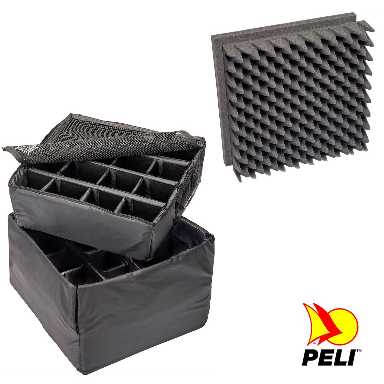 Peli 0355 Ersatz-Einteilungssystem für Cube Case 0350, 2-teilig