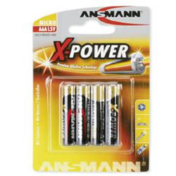 Ansmann X-Power Alkaline Micro (AAA) LR03 Batterie 1,5Volt im 4er Blister