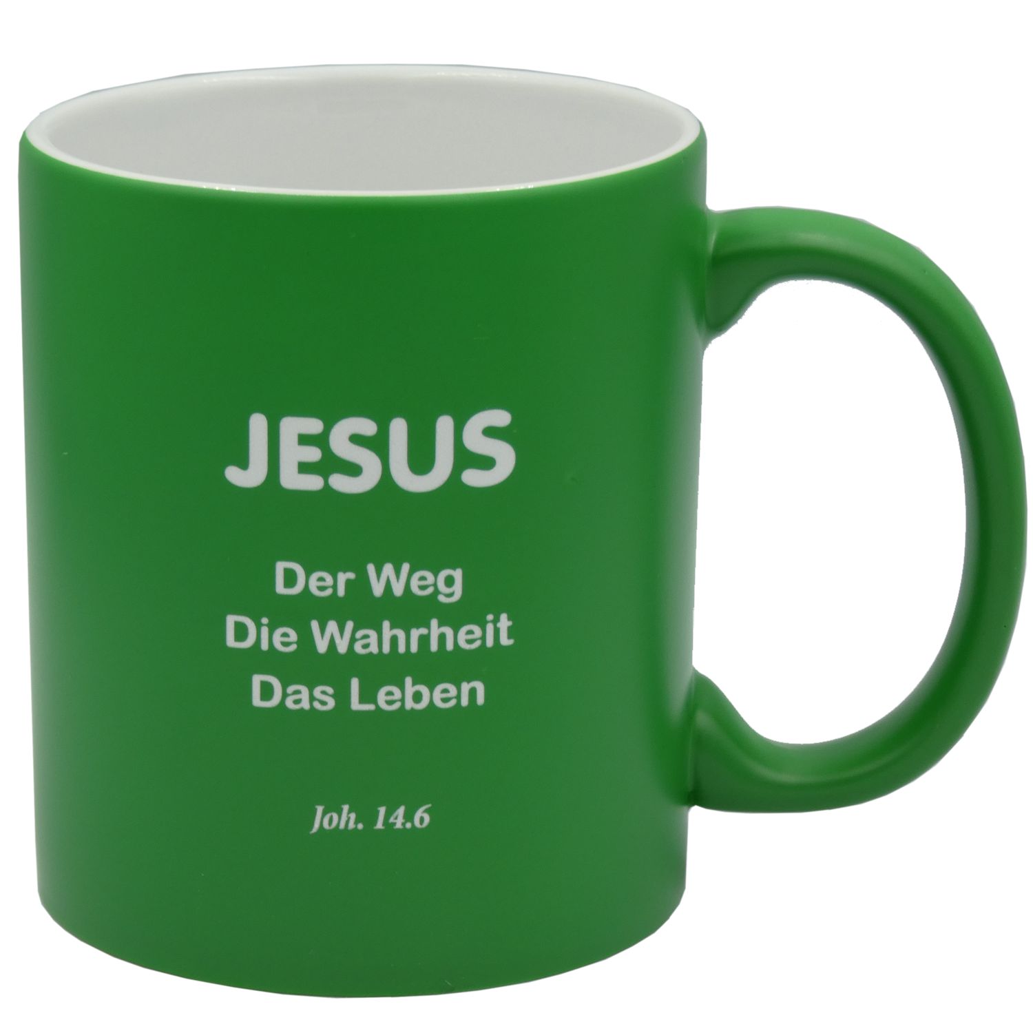 Christliche Tasse - JESUS der Weg, mit Lasergravur
