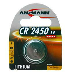 Ansmann CR2450 Lithium Knopfzelle 3,0Volt 560mAh, 5020112