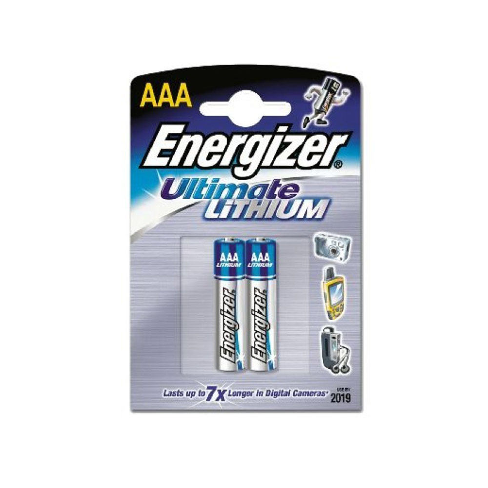 Energizer L92 1,5V Lithium Fotobatterie AAA Micro 2-er Blister