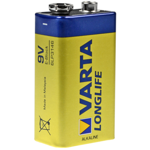 Varta Batterie Longlife 4122 9,0Volt Block 6AM6 565mAh AlMN