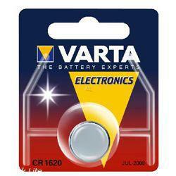 VARTA Lithium-Knopfzelle CR1620 3,0Volt 60mAh