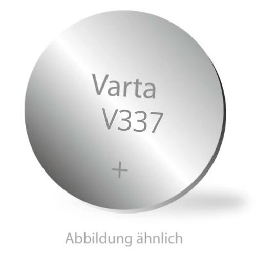 337 Knopfzelle Varta V337 Silberoxid 1,55 Volt