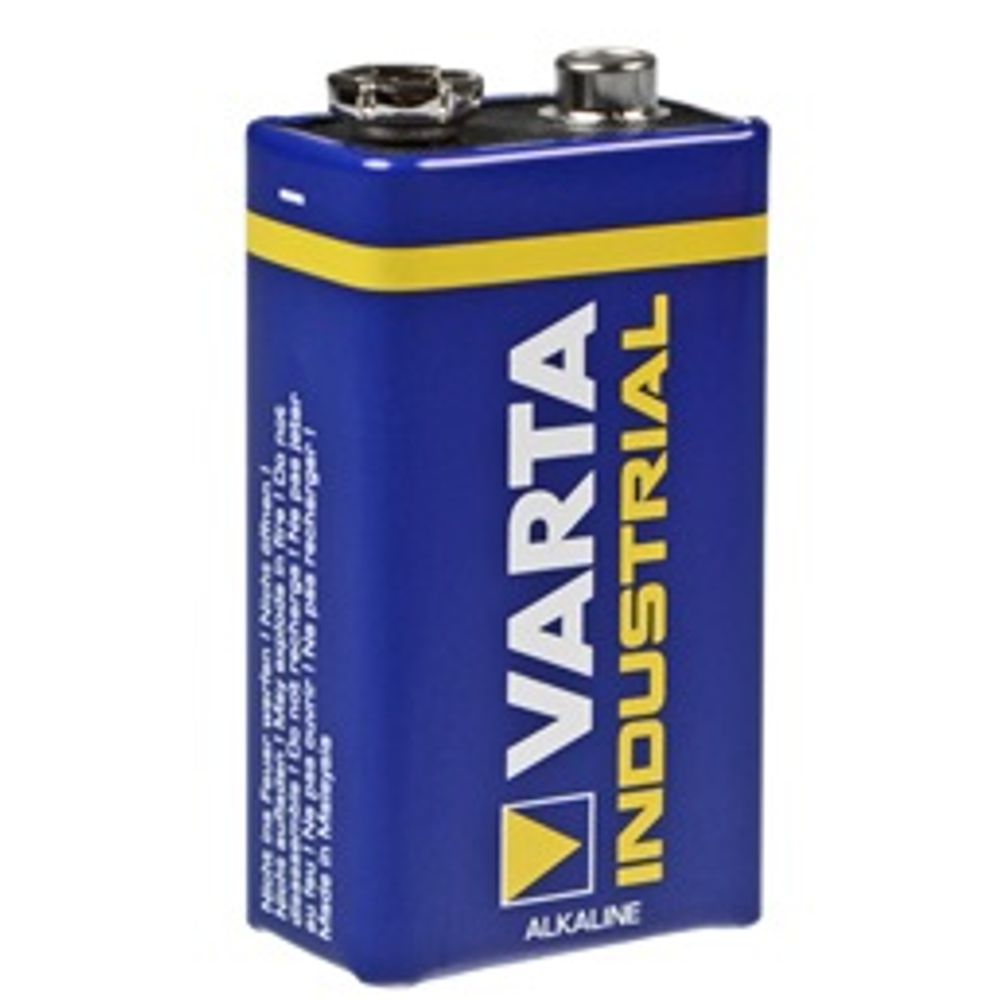 Test: Varta 9V Industrial Batterie Modell 2015