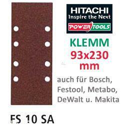 HiKoki Schleifpapier SP f. Klemm Schwingschleifer 93x230 K240