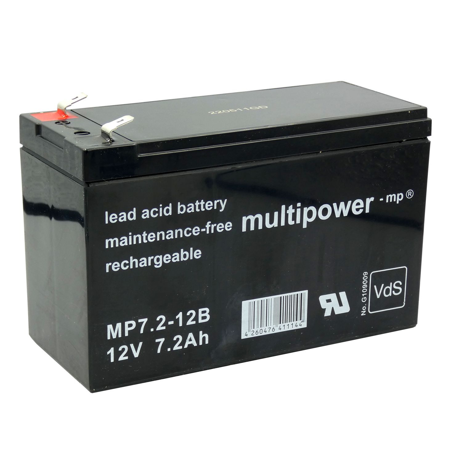 Test: Multipower MP7.2-12 12V 7,2Ah