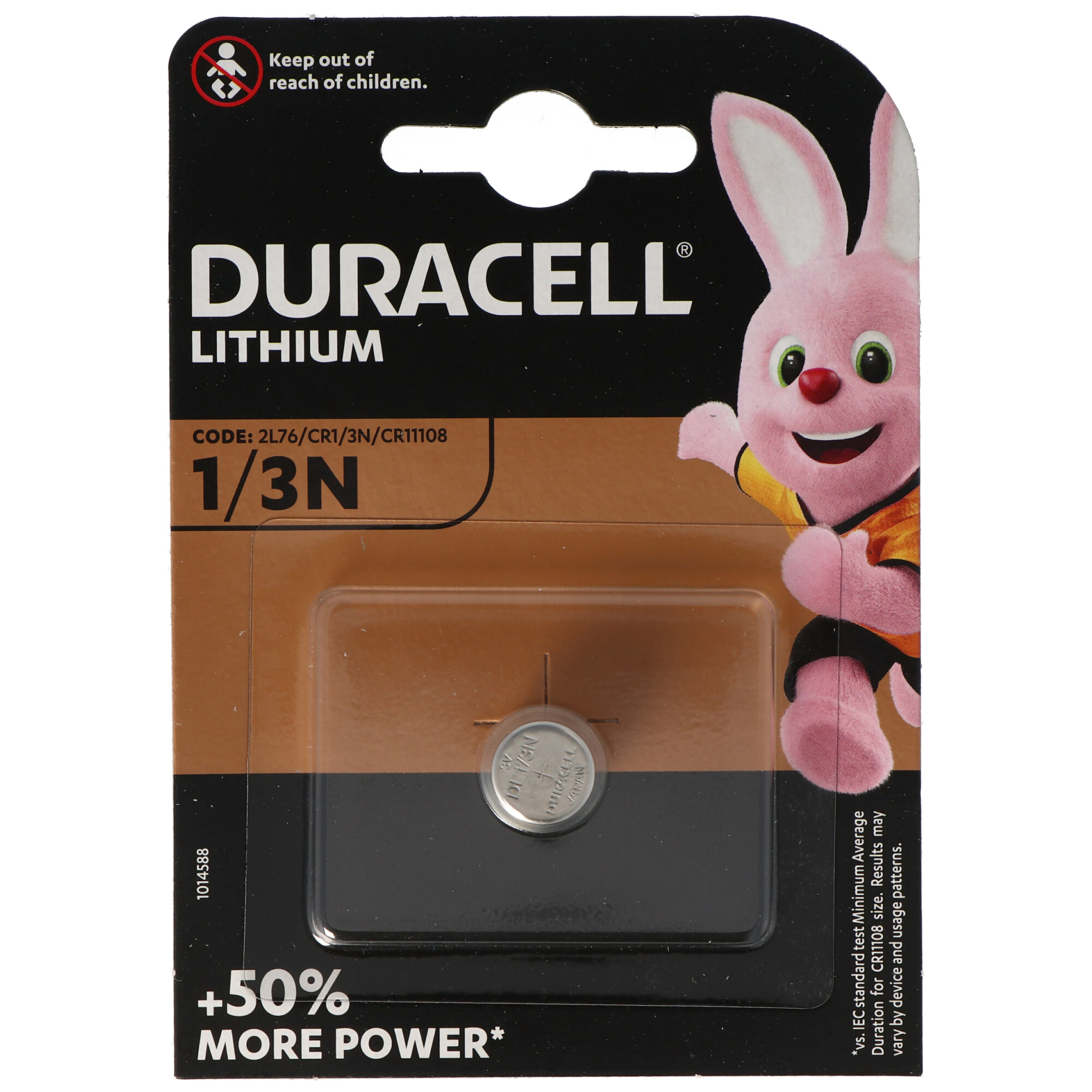 Duracell DL1/3N 3 Volt Photo Lithium Batterie