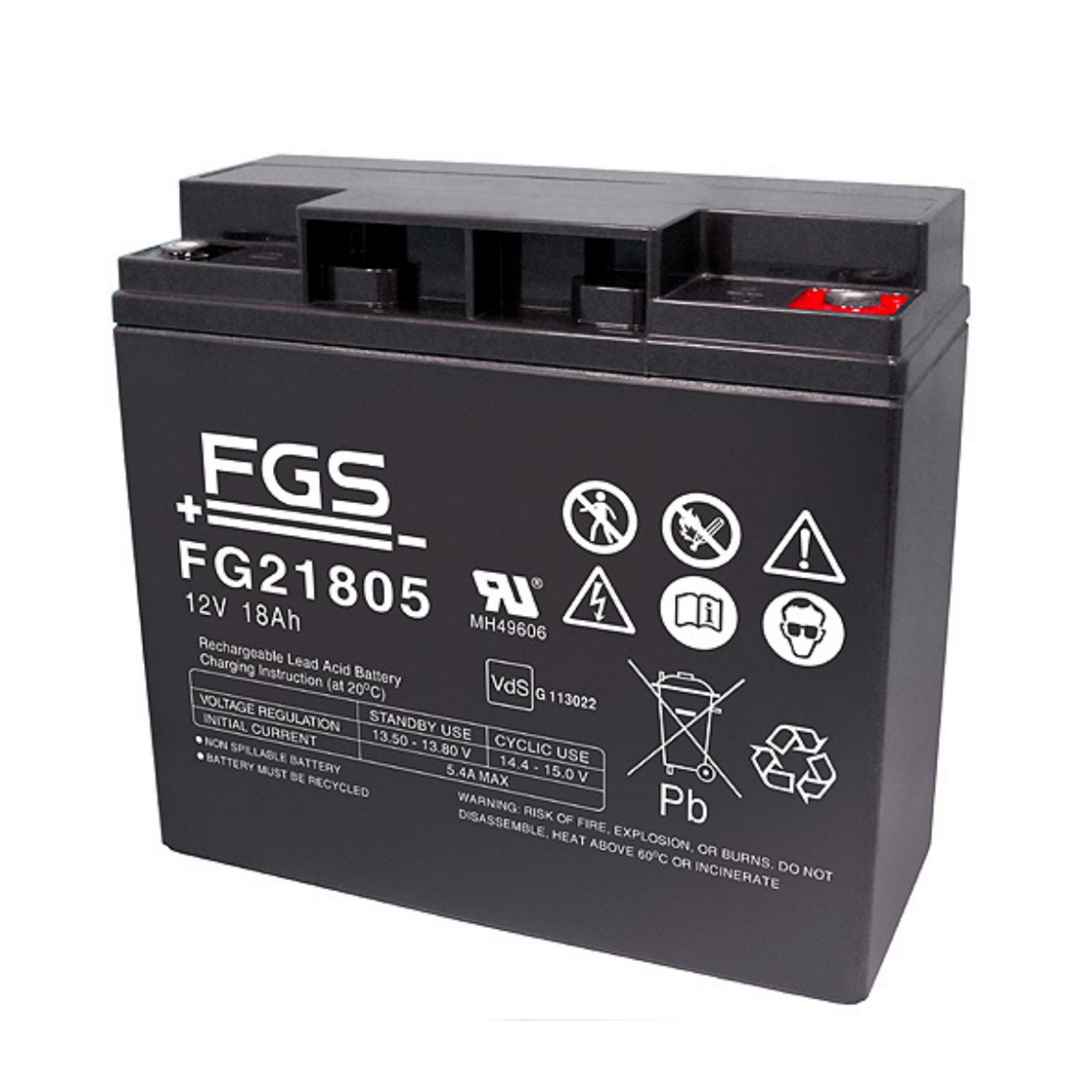 FGS FG21805 12V 18Ah Standard Blei-Akku
