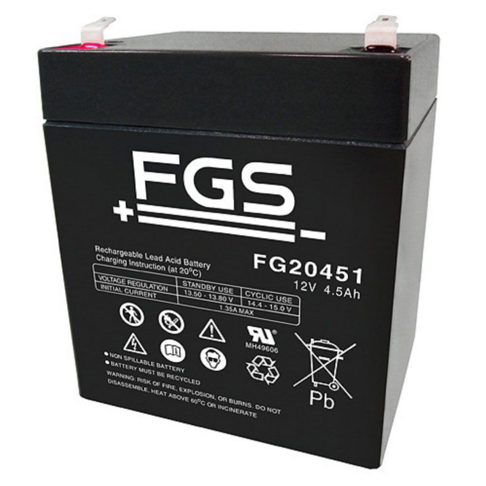FGS FG20451SQ/FG20451 12 Volt 4,5 Ah mit 4,8mm Stecker