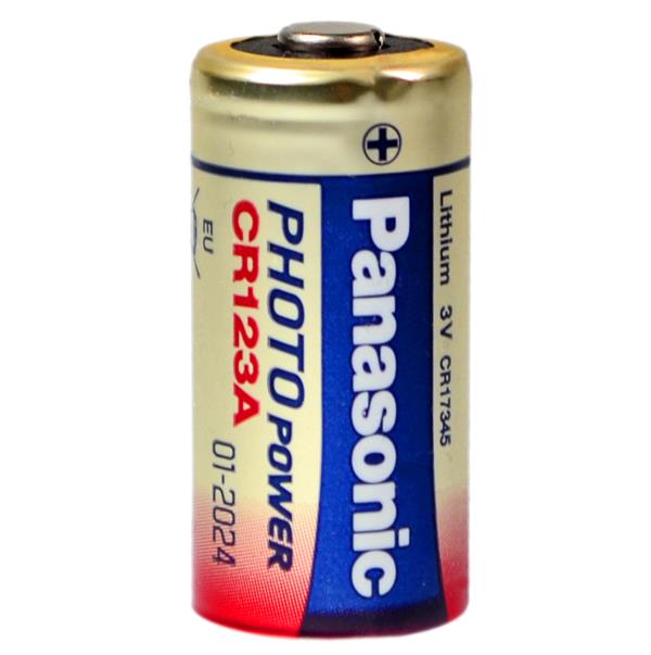 CR123A Batterie Panasonic Photo-Lithium 3V 1450mAh
