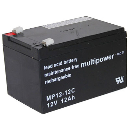 Multipower MP12-12C Bleiakku Zyklentyp 12,0Volt 12Ah mit 6,3mm Steckanschlüssen