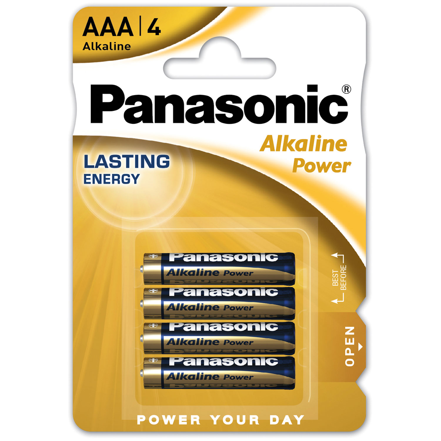 PANASONIC Alkaline Power Micro 4 Stück LR03APB