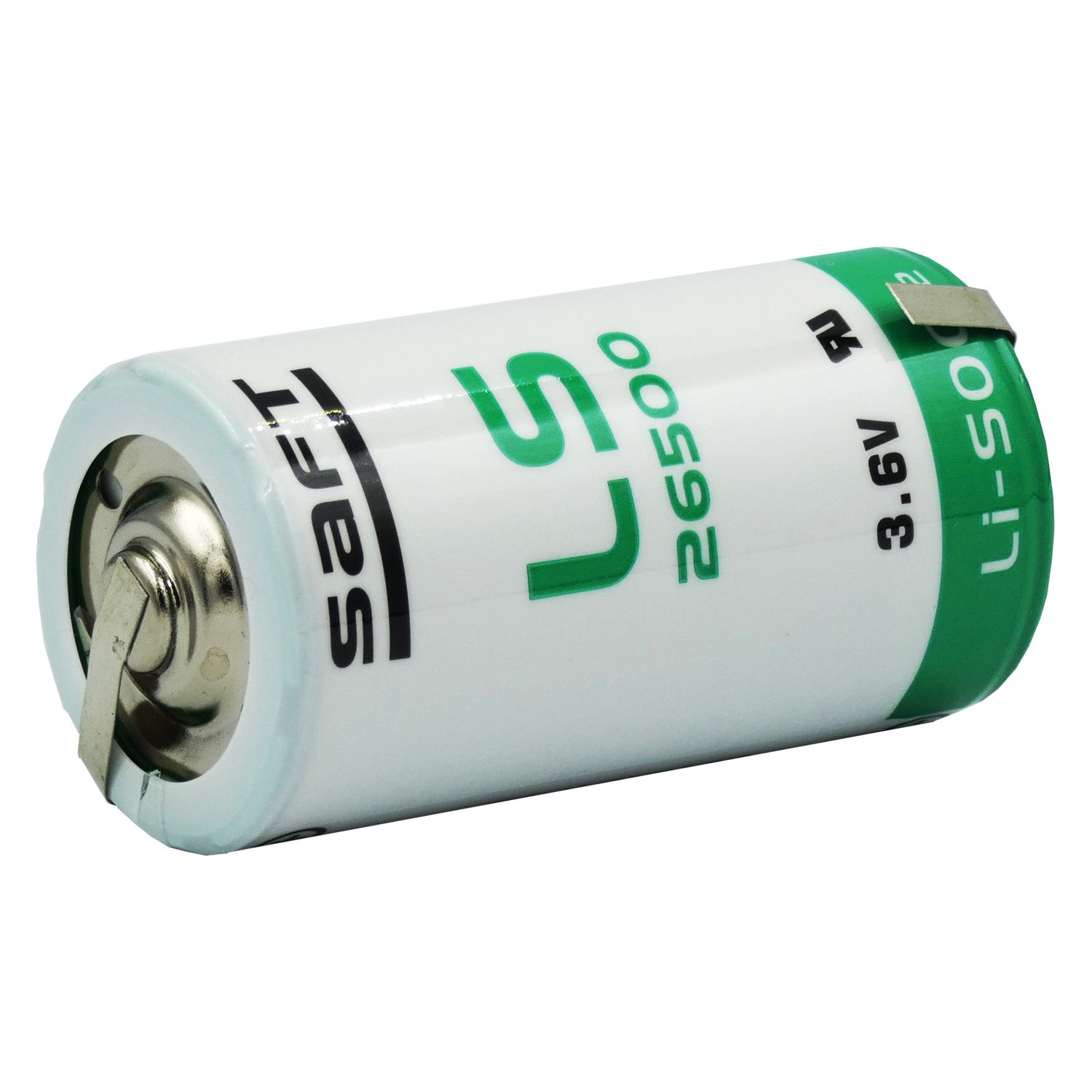Saft Baby Batterie LS26500 (3,6V) mit Lötfahne in Z-Form