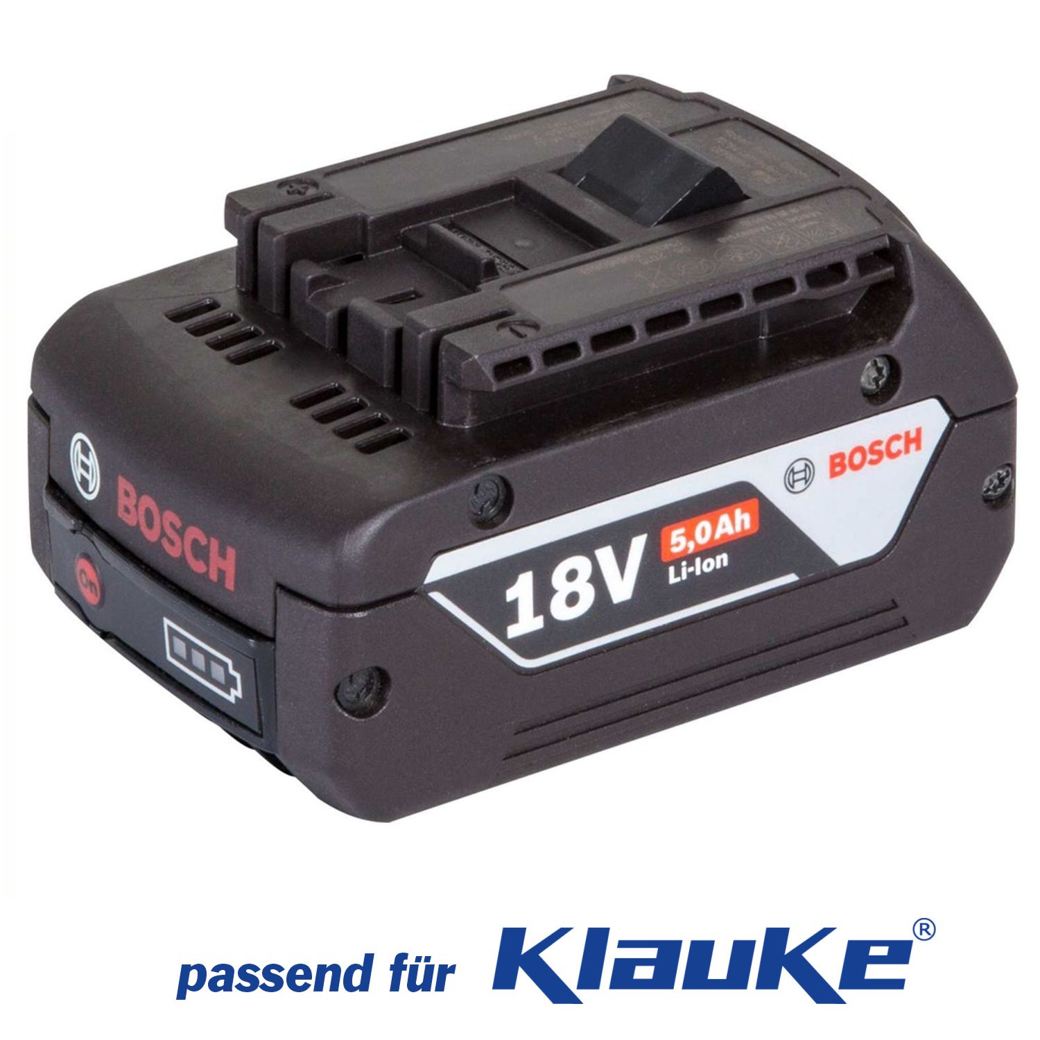 Klauke RAL B2 EU Bosch Batterie 18 V / 5.0 Ah, Li-Ion