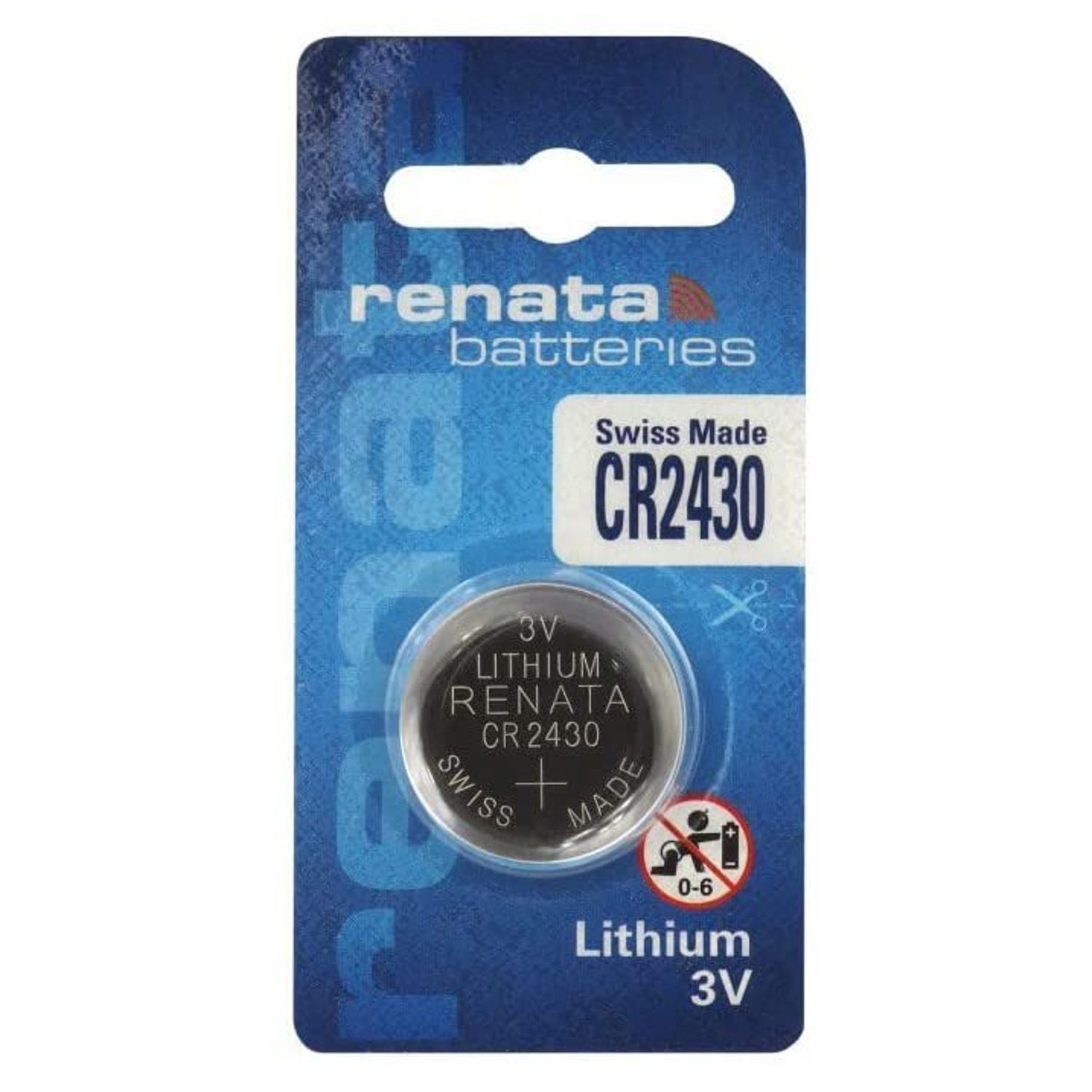 Renata CR2430 3V 285mAh Lithium Batterie
