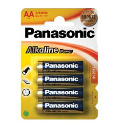 Panasonic LR6AP/4BP Alkaline Batterien, 4 Stück Mignon LR6 AA