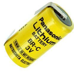 Panasonic Lithium Batterie BR-C mit Lötfahnen in U-Form